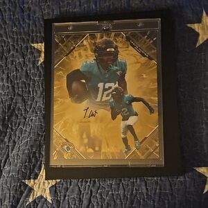 Fanatics Black Framed Teal Football Card Display Large 10x12